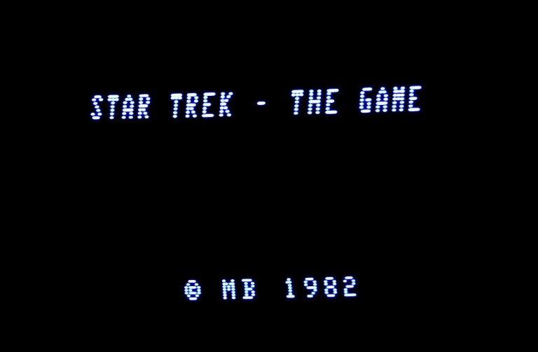 Star Trek: The Game for Your Vectrex